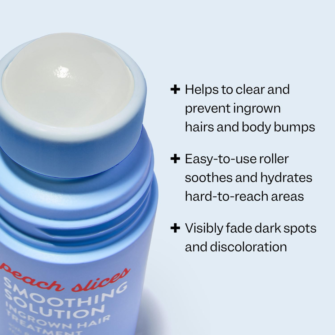 Peach Slices Smoothing Solution Ingrown Hair Care, 1.69 oz / 50 ml