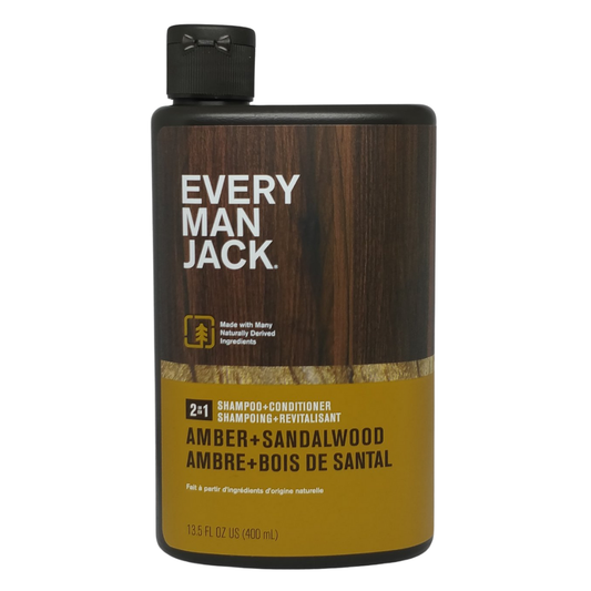 Every Man Jack 2in1 Shampoo + Conditioner, 13.5 oz / 400 ml