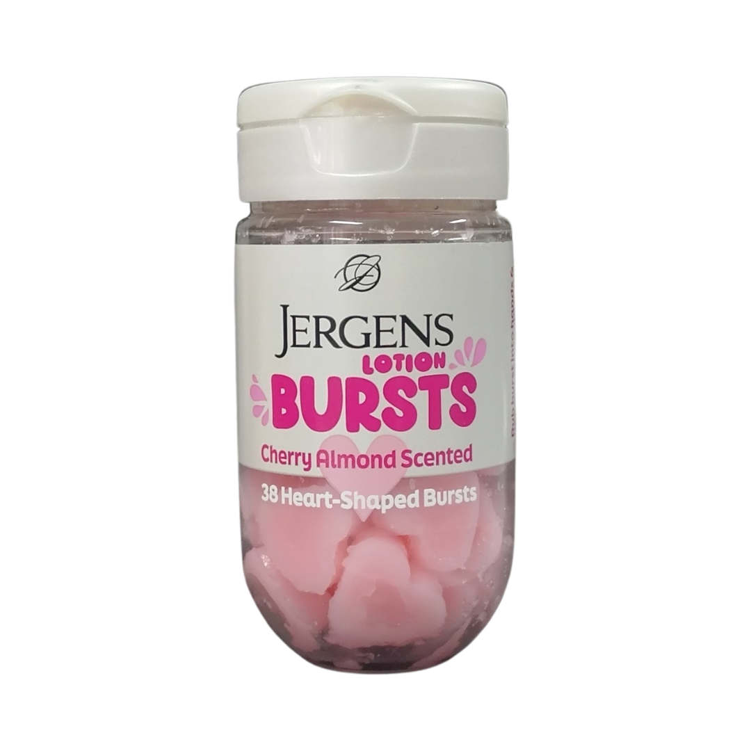 Jergens Lotion Bursts Cherry Almond Scent, 38 Heart-Shaped Bursts