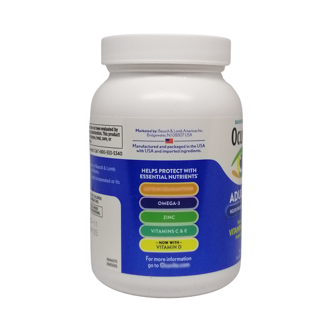 Bausch + Lomb Ocuvite Adult 50+, 90 Mini Soft Gels
