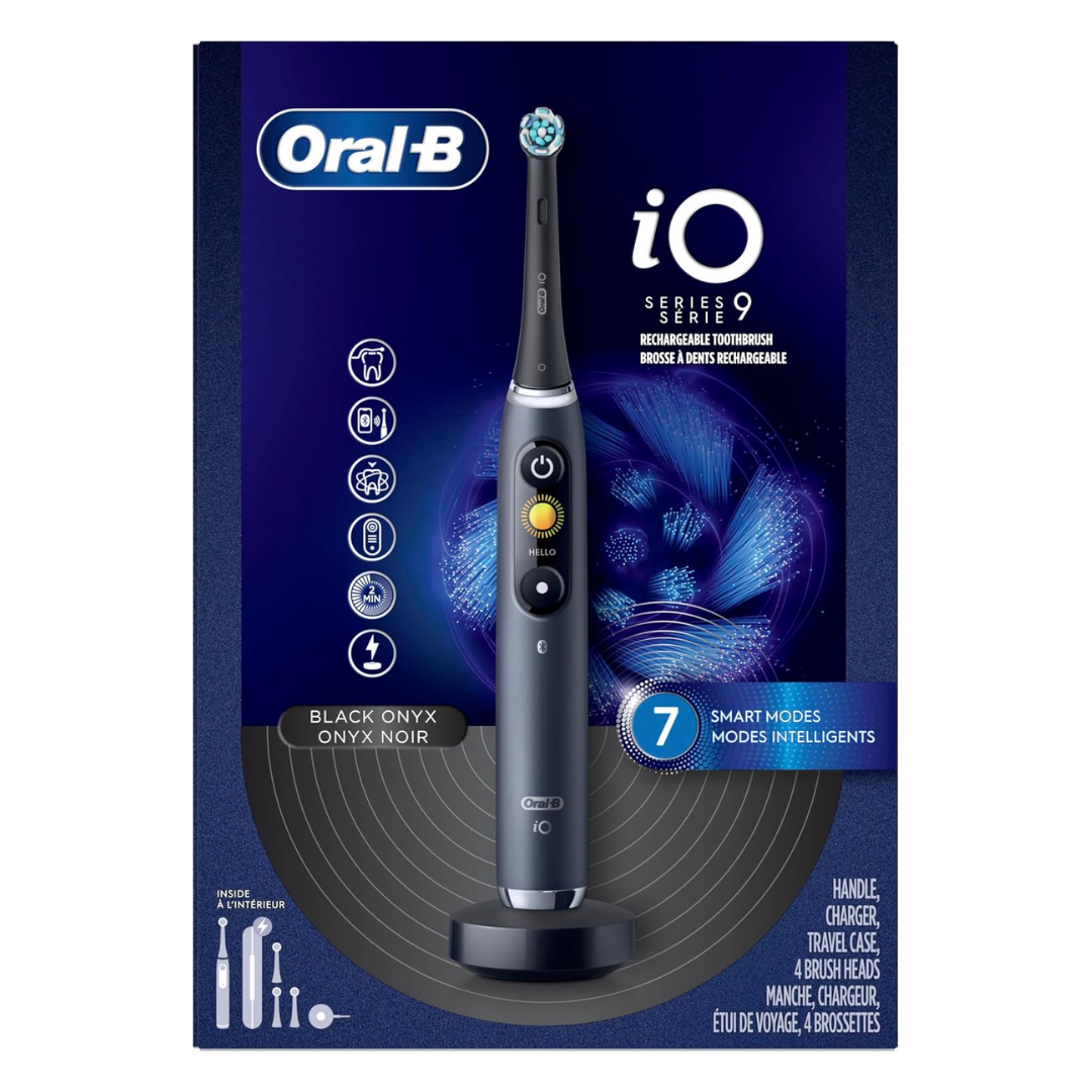 Oral-B iO Series 9 Rechargeable Toothbrush, Black Onyx