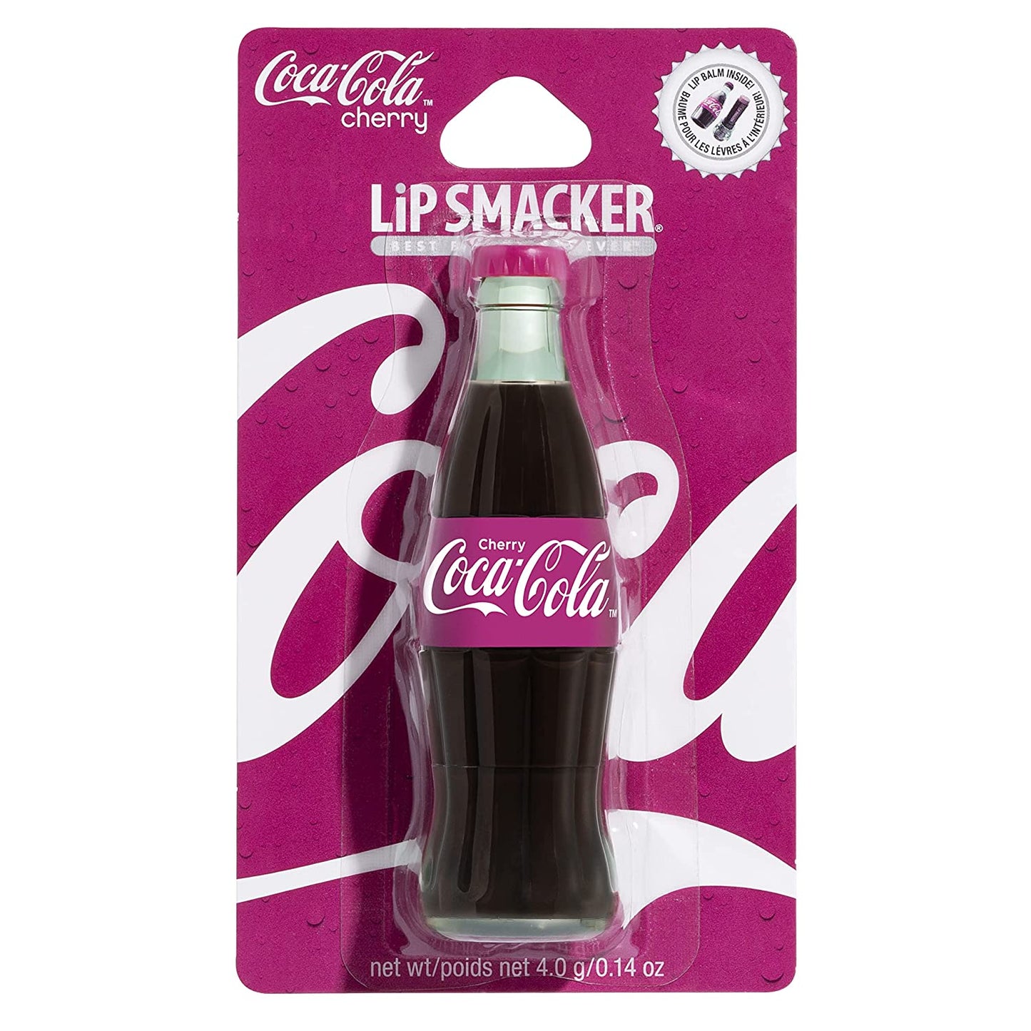Lip Smacker Cherry Coca Cola Flavored Lip Balm Cheery Coke Bottle - 0.14oz