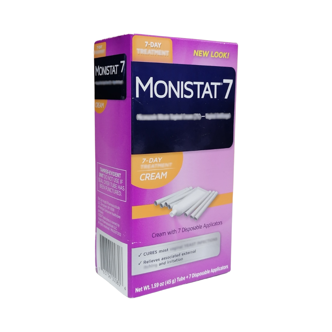 Monistat 7 Feminine Care Cream, 1.59 oz Tube & 7 Disposable Applicators
