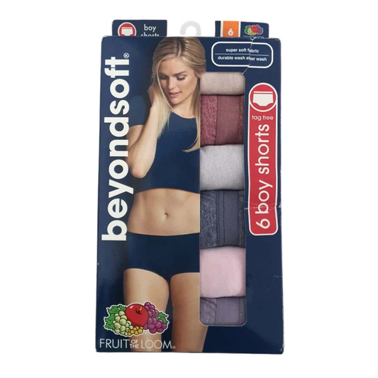 Fruit Of The Loom Beyondsoft Boy Shorts 6/M