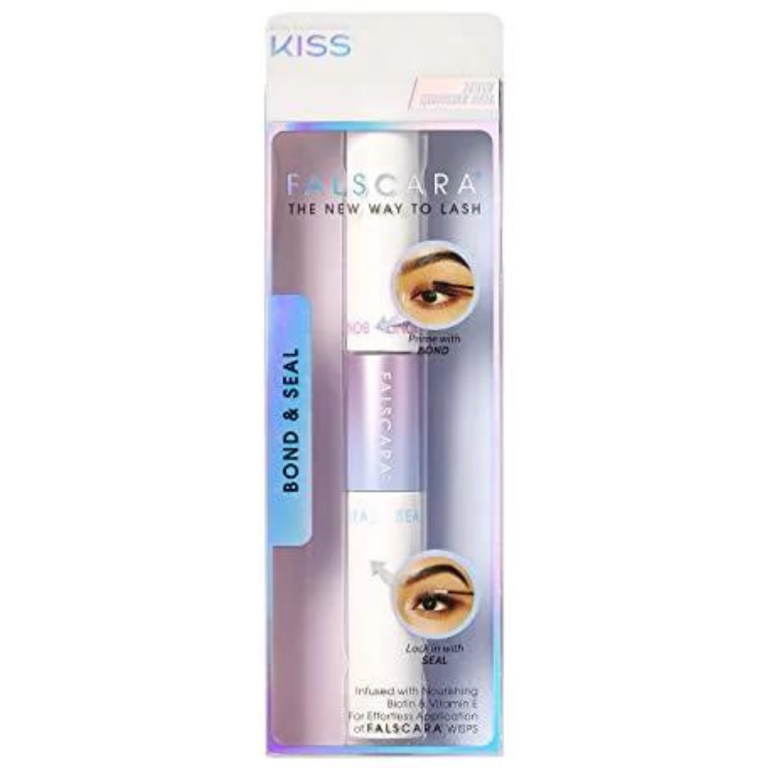 Kiss Falscara The New Way To Lash New Invisible Bond & Seal Infused With Biotin & Vitamin E 0.14 oz