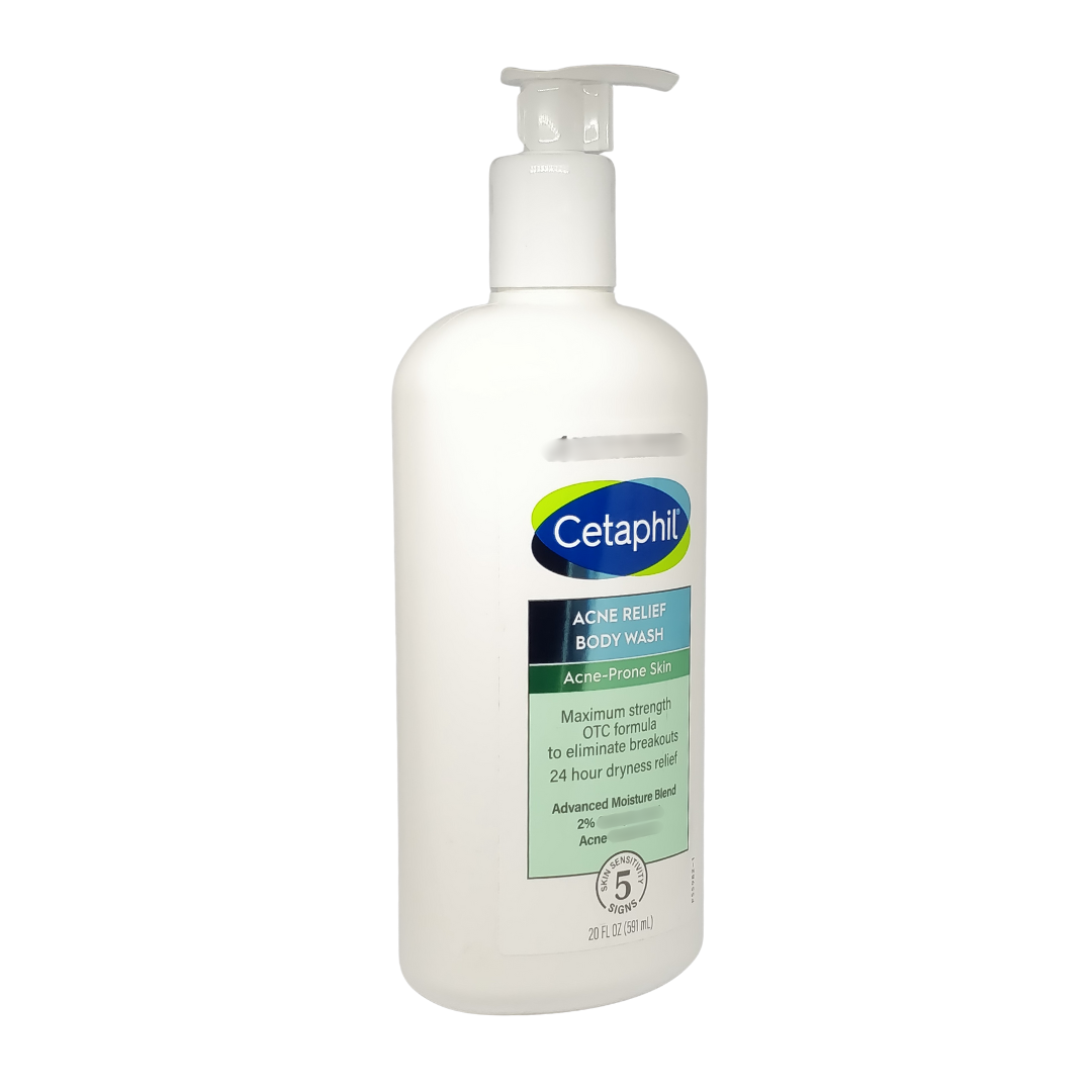 Cetaphil Acne-Prone Skin Relief Body Wash, 20 oz / 591 ml