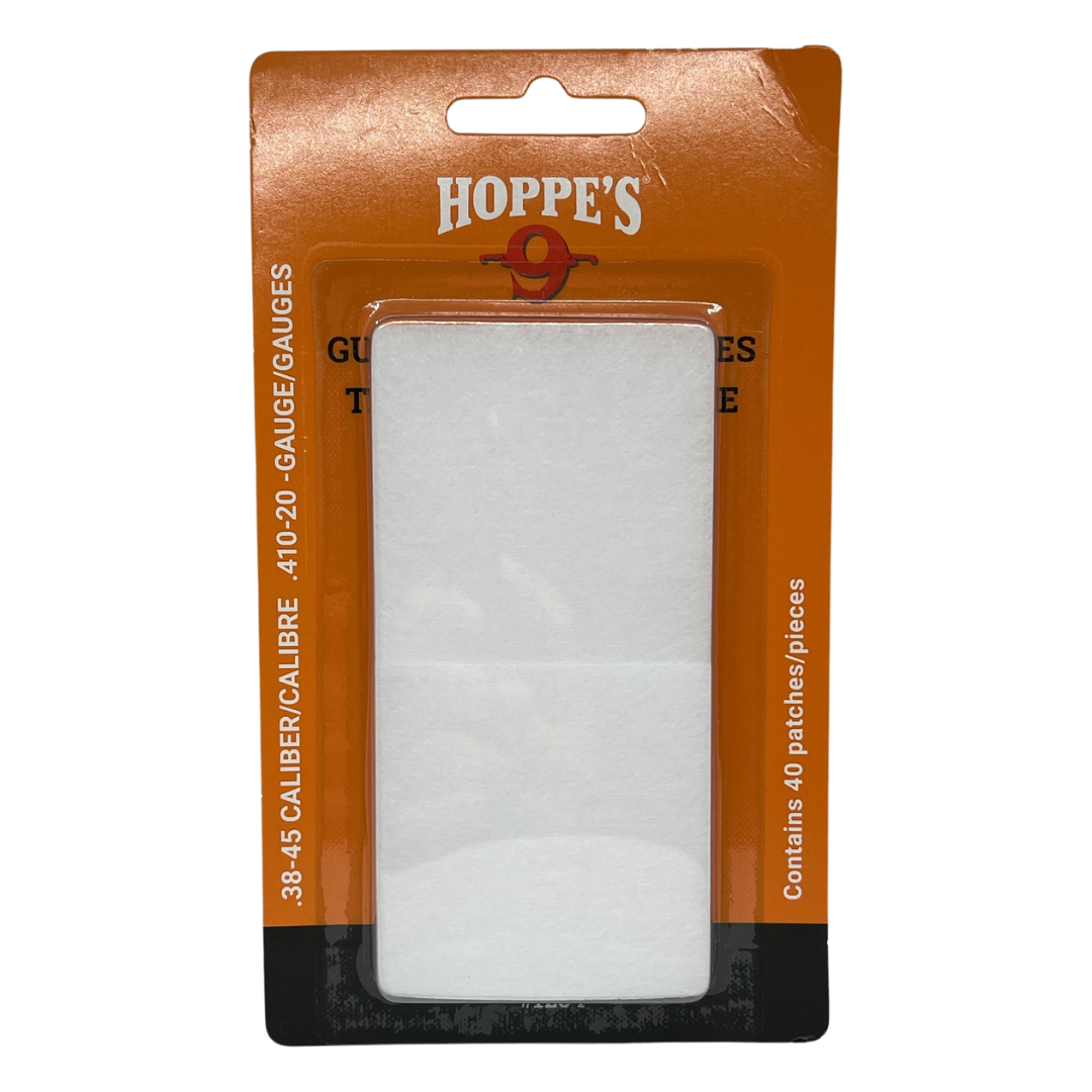 Hoppe's Gun Cleaning Patches #1204, 40 Count (PACKAGING MAY VARY)