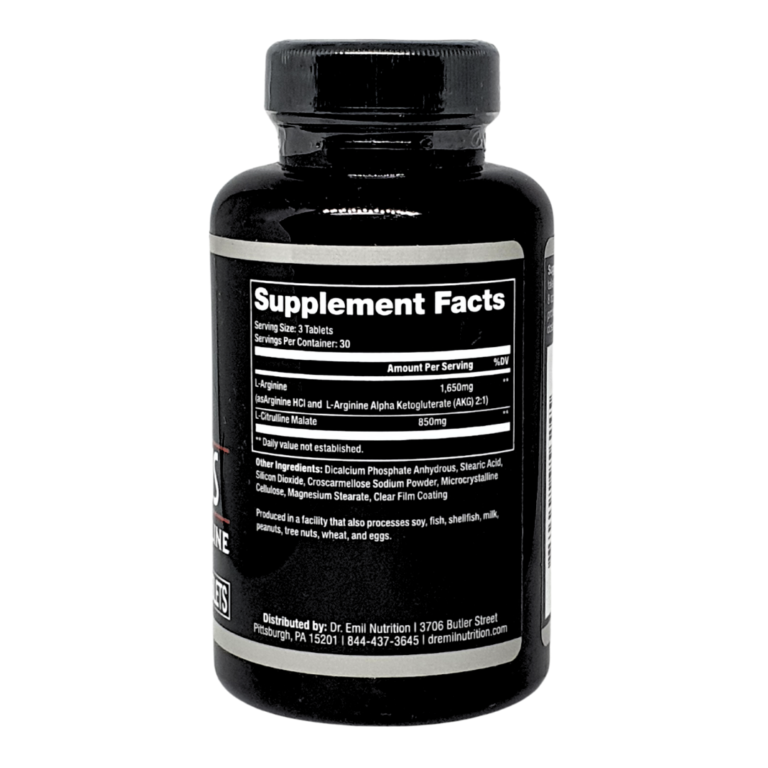 Dr. Emil Arginine Plus + Citrulline 2500mg Supplement 90 Tablets