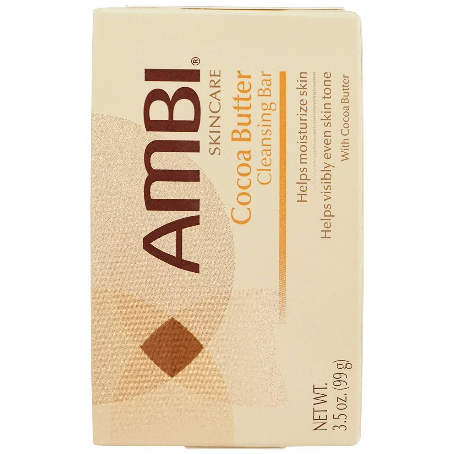 Ambi Skin Care Cocoa Butter Cleansing Bar, 3.5 oz. / 99g