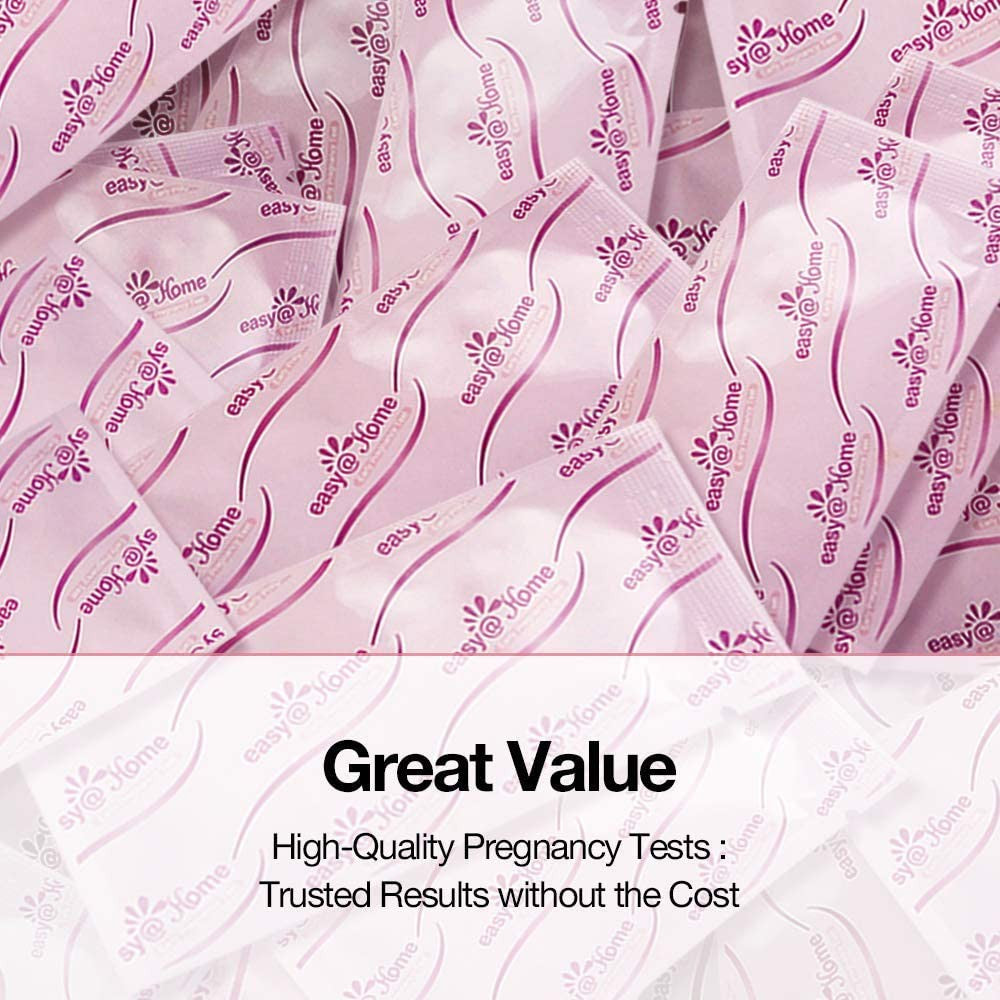 Easy at Home Pregnancy Test Strips Kit, Powered by Premom Ovulation Predictor APP, 20 Tests