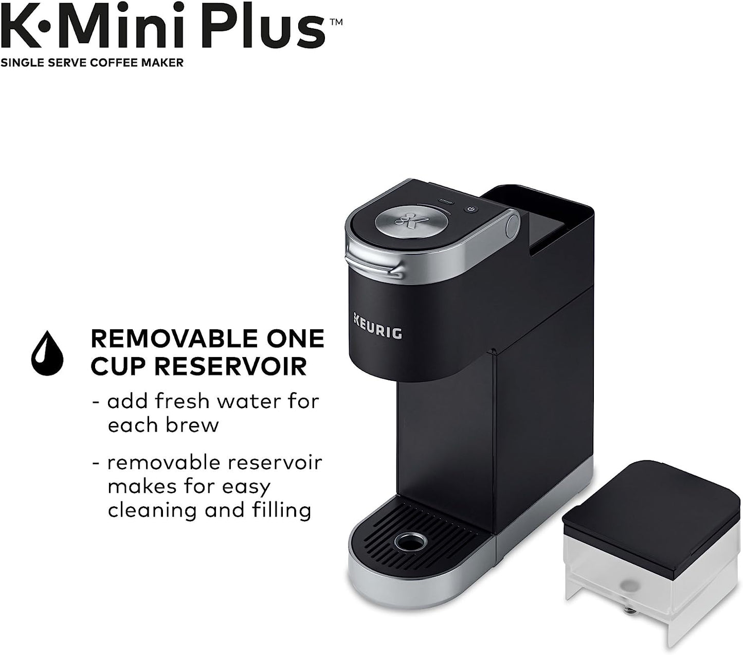 Keurig K-Mini Plus Single Serve Coffee Maker (Black)