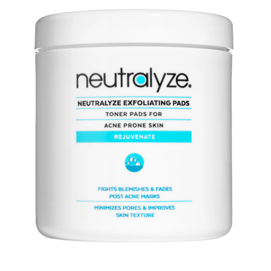 Neutralyze Exfoliating Toner Pads For Acne Prone Skin Rejuvenate, 100 Pads