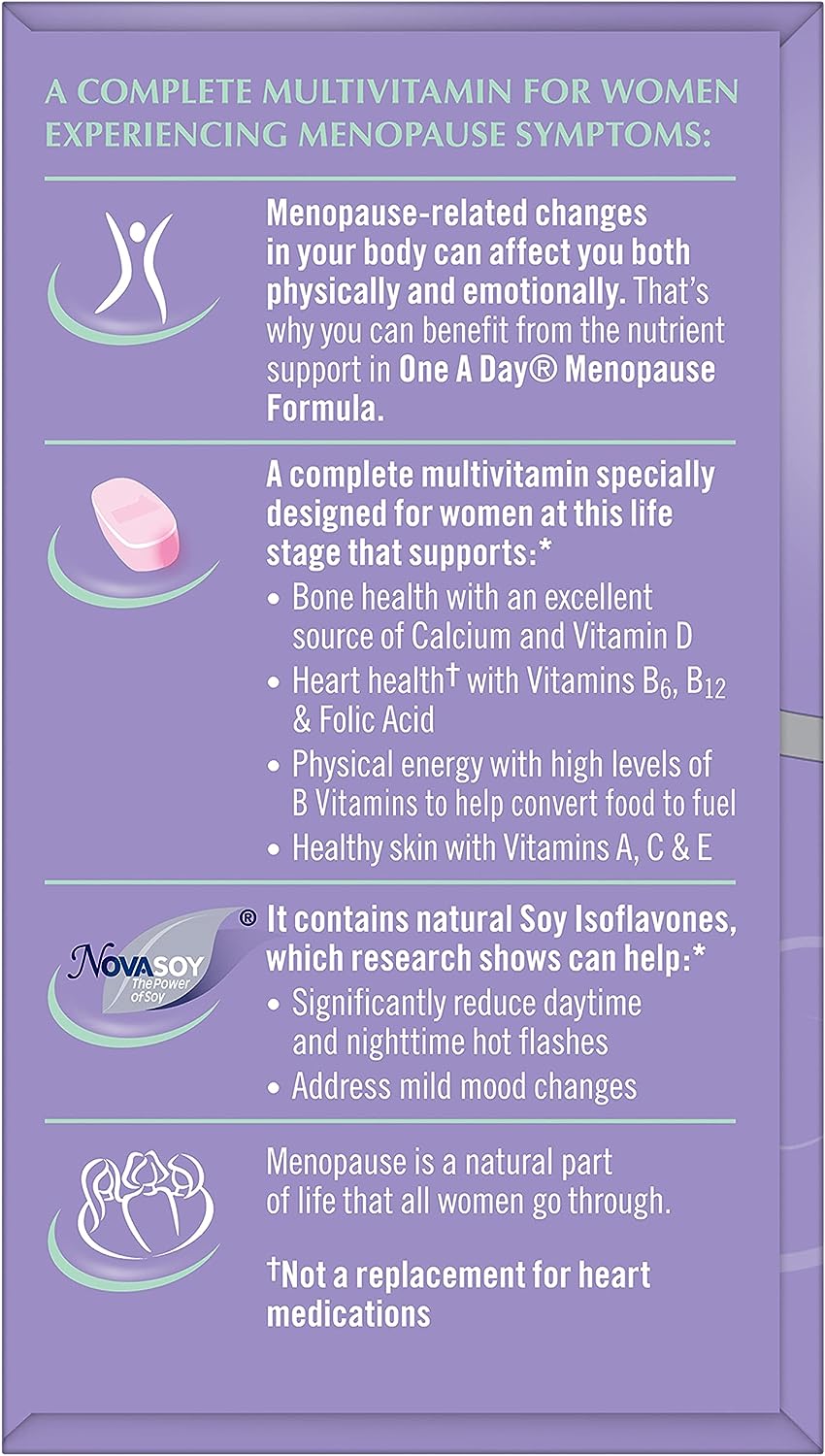 One A Day  Women's Menopause Formula Multivitamins Supplement (50 Tablets)