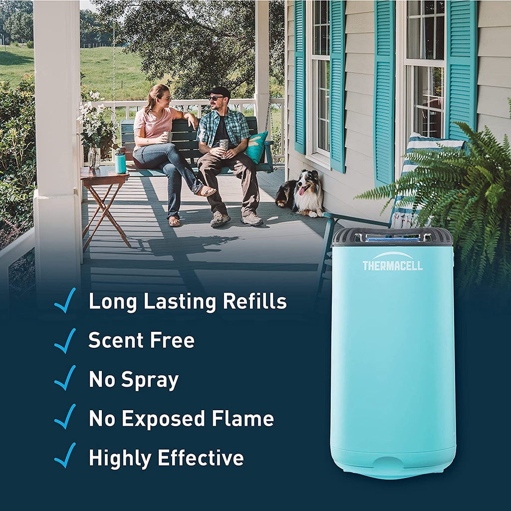 Thermacell Patio Shield Mosquito Protection 15 ft. Zone Repeller, Glacial Blue