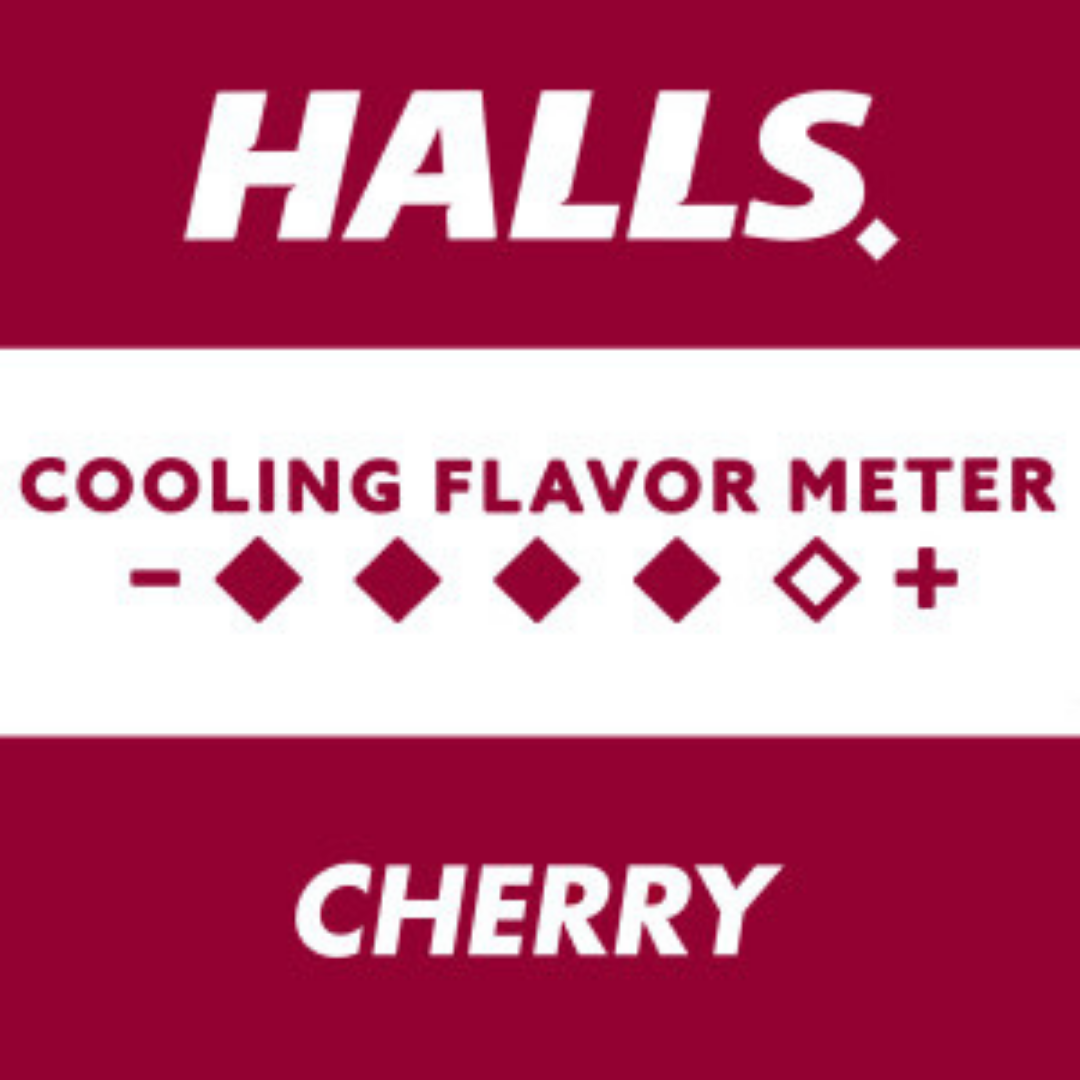 Halls Menthol Cough Suppressant/Oral Anesthetic Cough Cools Nasal Passages (Cherry Flavor) 200 Drops