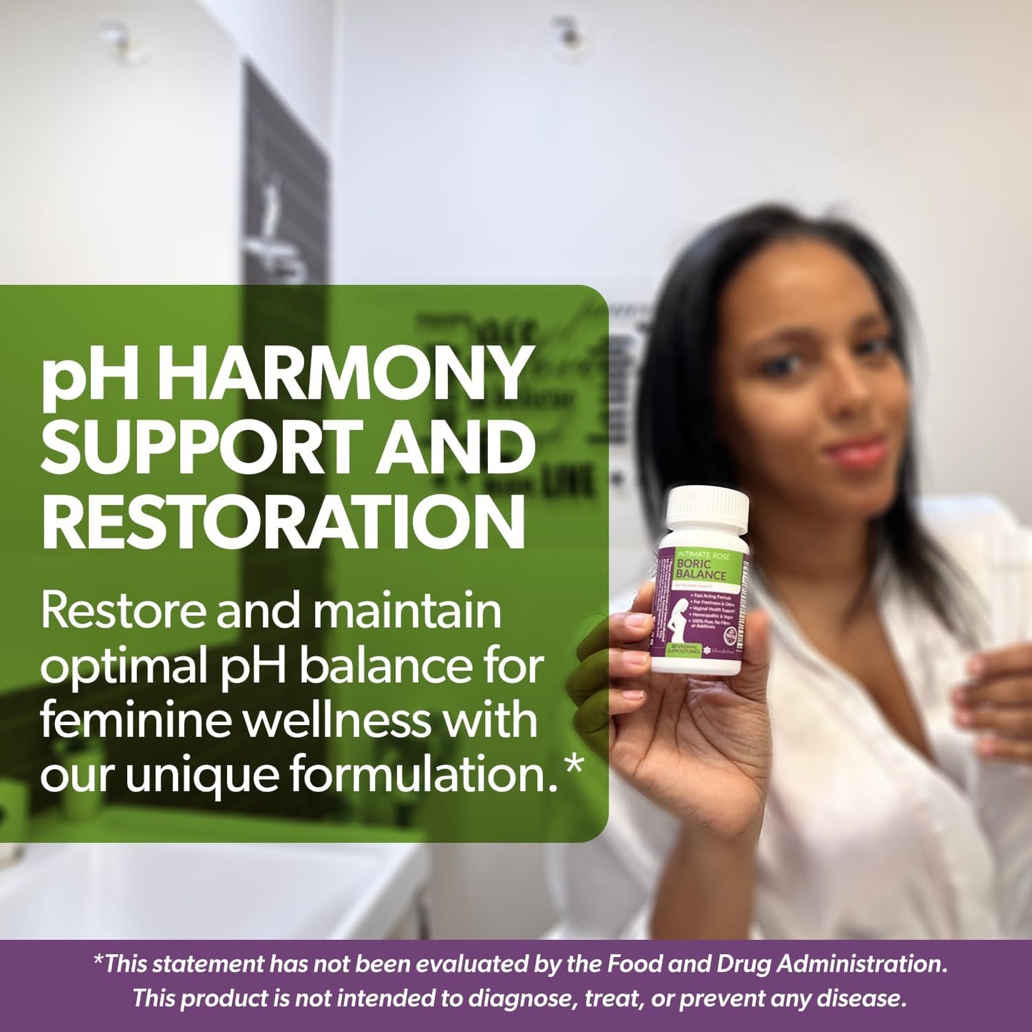 Intimate Rose Boric Balance 600 mg, 30 Vaginal Suppositories
