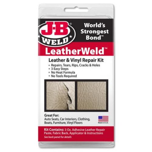 JB Weld LeatherWeld Leather & Vinyl Repair Kit No-Heat Repair System (2130)