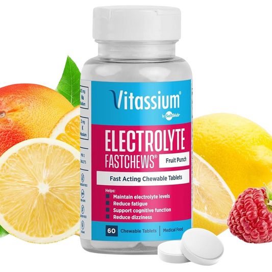 Vitassium Electrolyte Fastchews Fruit Punch 60 Chewable Tablets