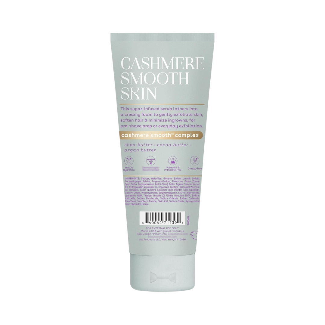EOS Cashmere Pre-Shave Exfoliating Scrub, 7 oz / 207 ml