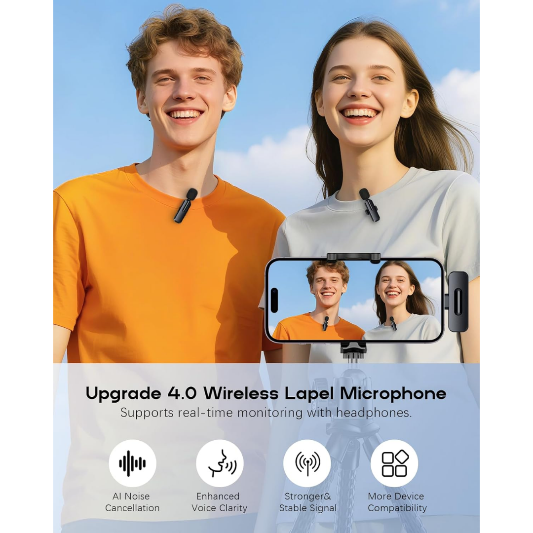 ZOPPLM Wireless Mini Microphone for iPhone