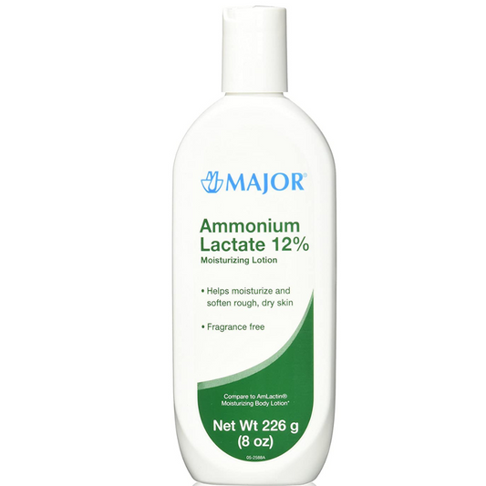 Major Ammonium Lactate 12% Moisturizing Lotion Fragrance Free 226g/8oz