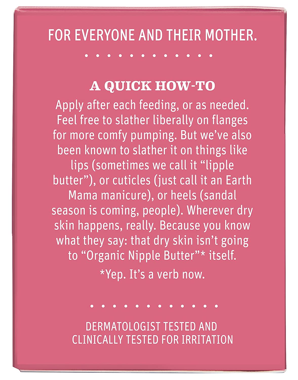 Earth Mama Organics Nipple Butter Soothing Balm For Dry Skin Parabens And Fragrance - Free 2 Fl Oz