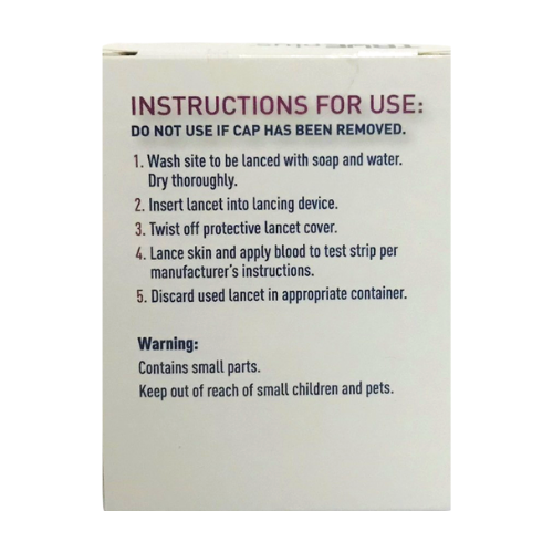 Trueplus Sterile Lancets, 33 Gauge, 100 Sterile Lancets, 1 Pack