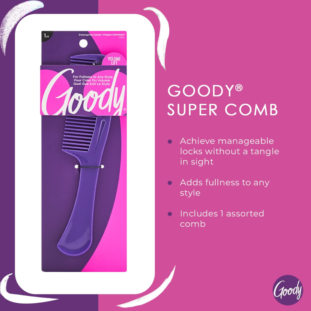 Goody Volume Lift Detangling Comb, 1 Count COLOR MAY VARY