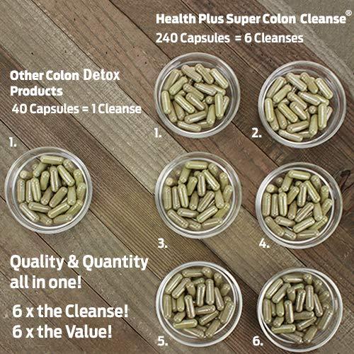 Original Health Plus Super Colon Cleanse, 120 Capsules PACKAGING MAY VARY