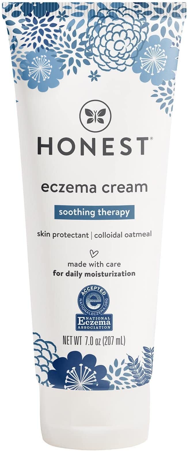 The Honest Company Eczema Cream Soothing Theraphy Skin Protectant Colloidal Oatmeal, Coconut 207 ml (1 Count)