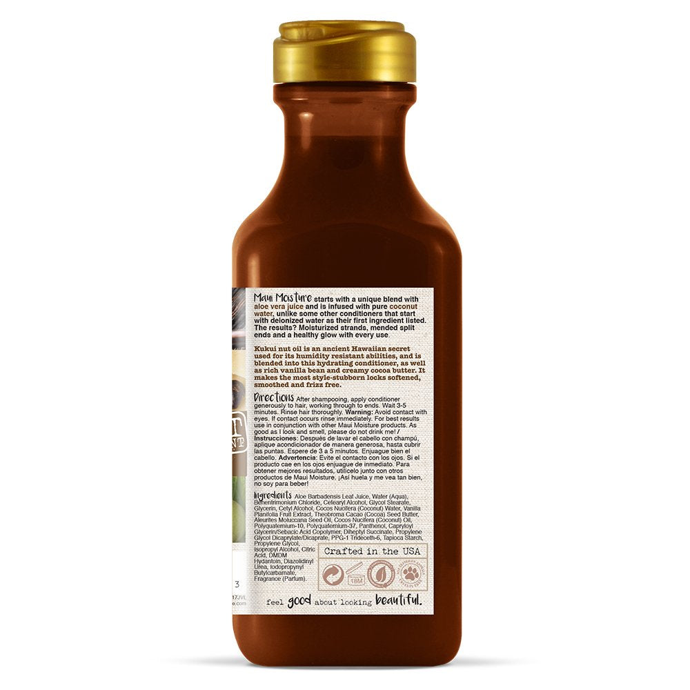 Maui Moisture Smooth & Repair + Vanilla Bean Anti-Frizz Curl Conditioner 13 fl oz