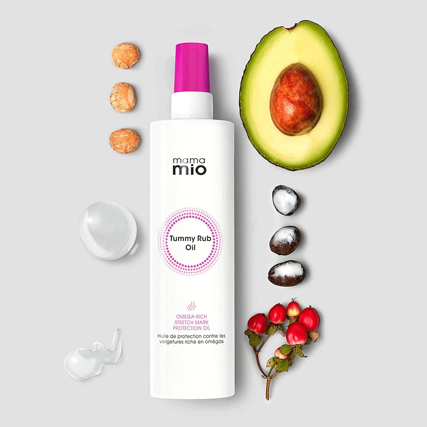 Mama Mio Tummy Rub Oil Stretch Mark Protection Oil 200 ml / 6.7 oz