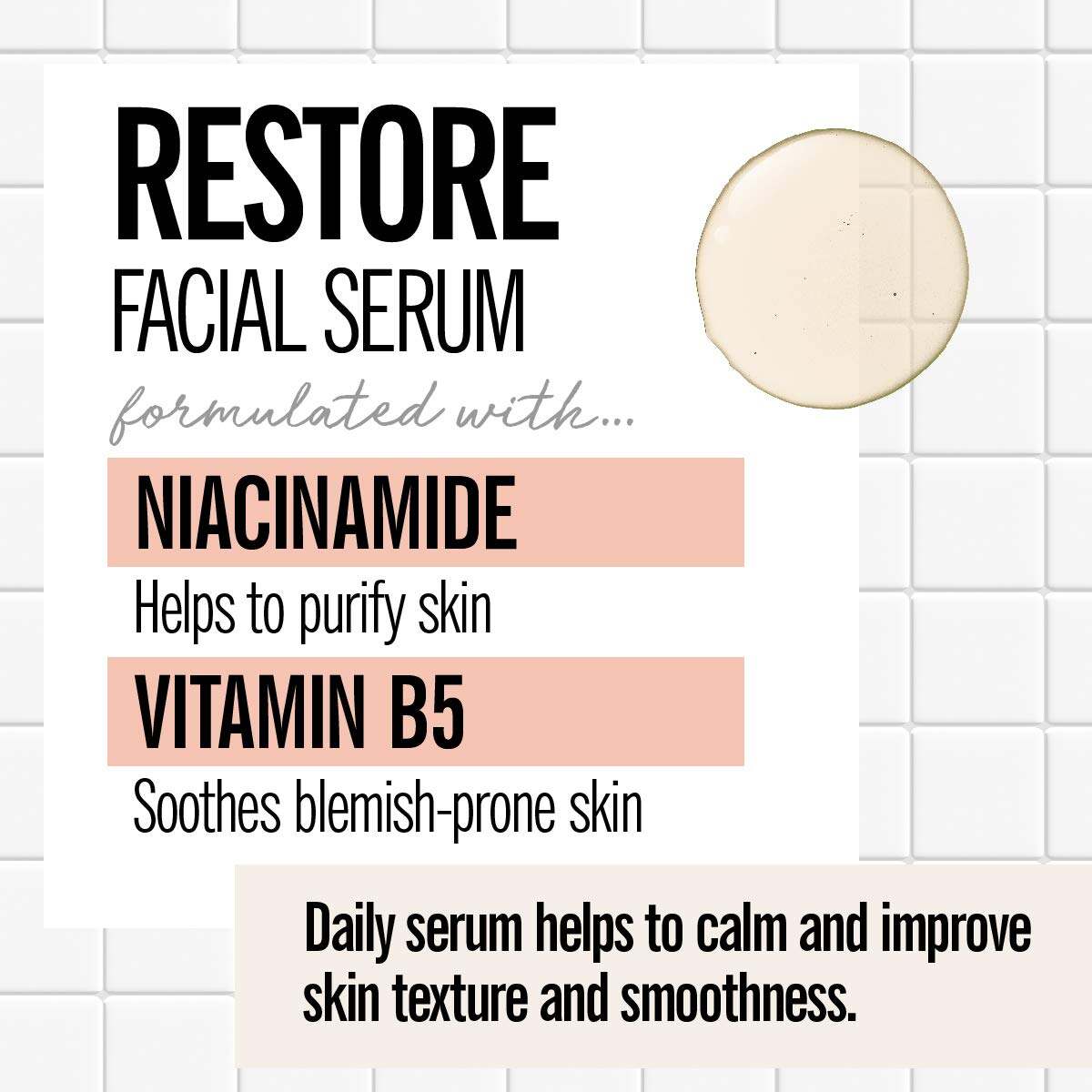 Valjean Labs Restore Niacinamide + Zinc Facial Serum 54ml