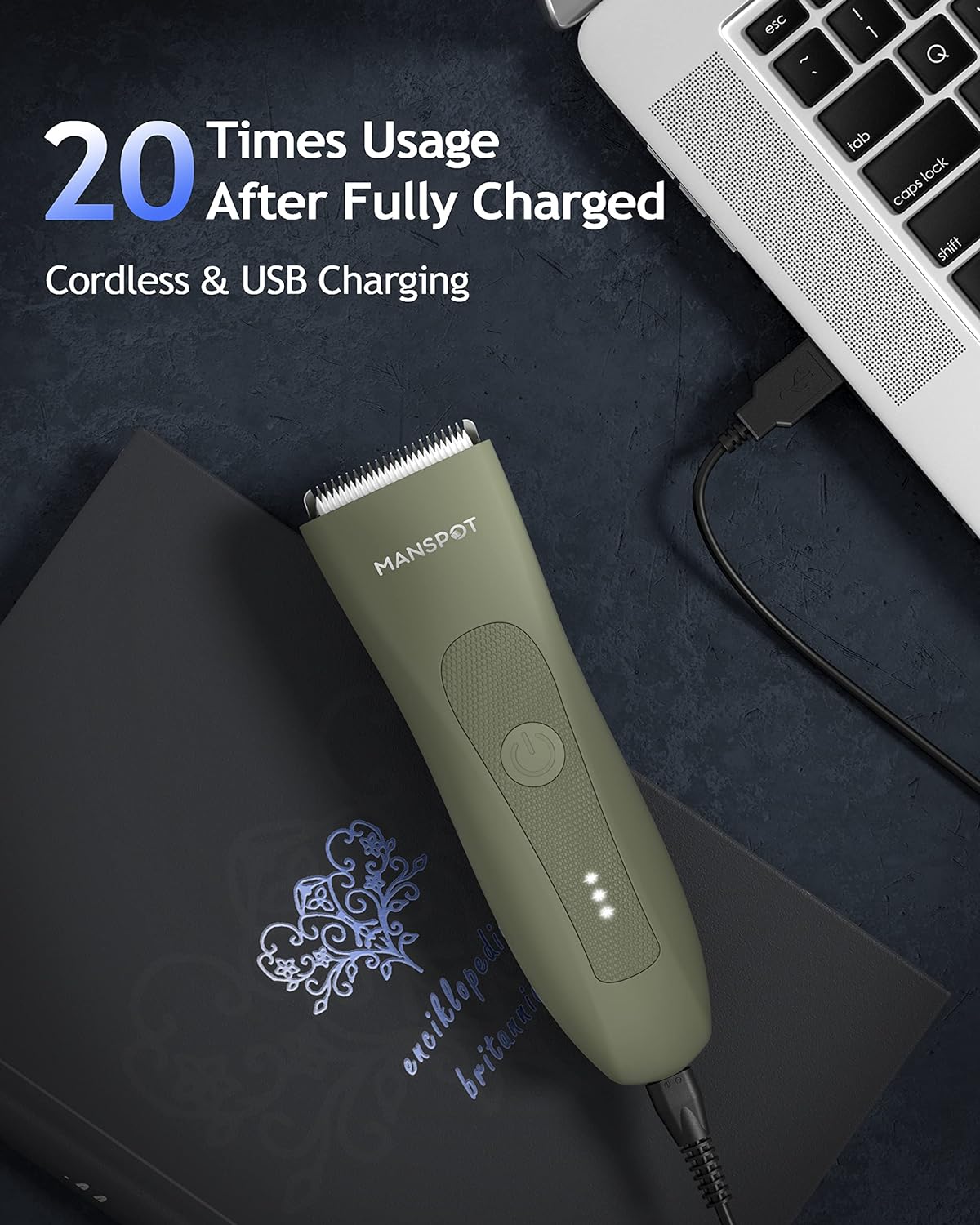 Manspot Men's Premium Body Trimmer