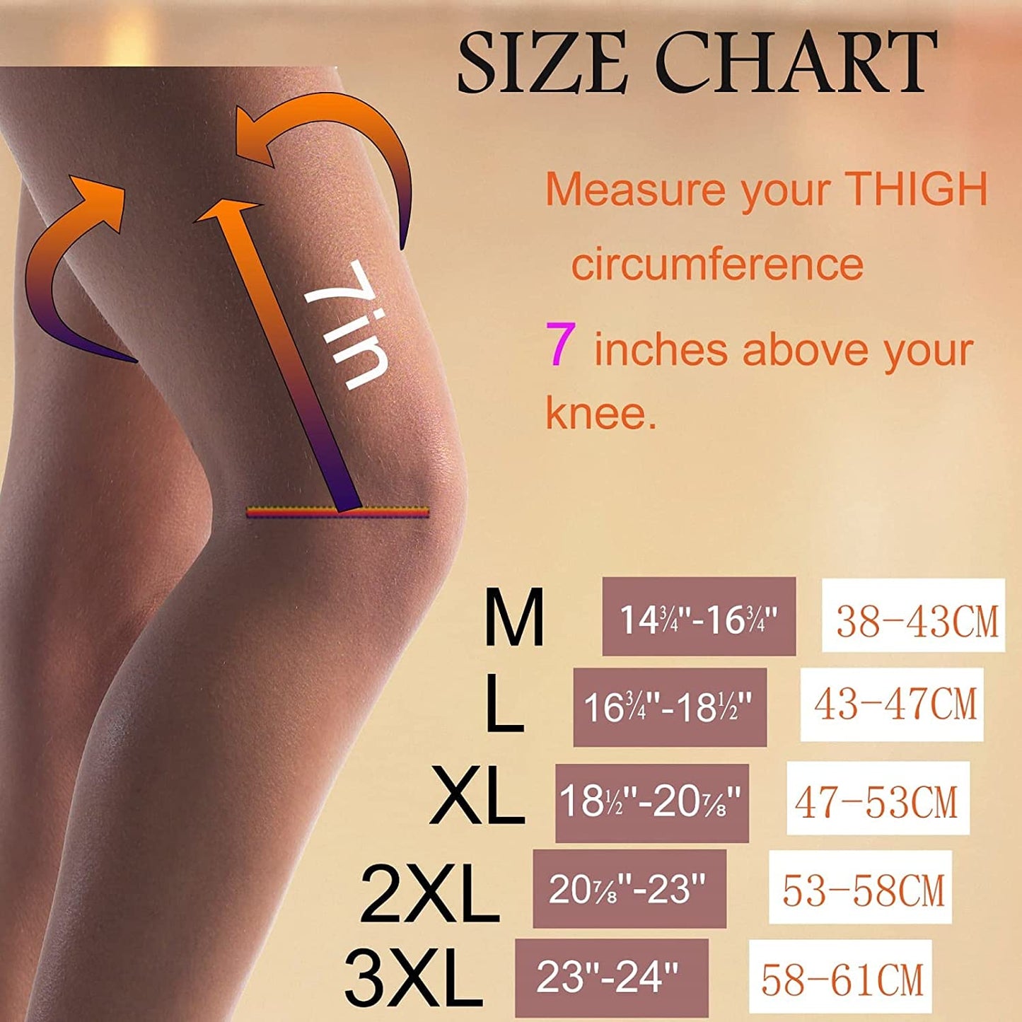 Copper Knee Brace with Patella Gel Pads & Side Stabilizers 1 Knee Brace, Tan, Large
