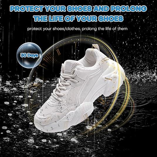 Etching Waterproof Shoe Rain & Stain Protector Spray, 10.15 oz. / 300 ml