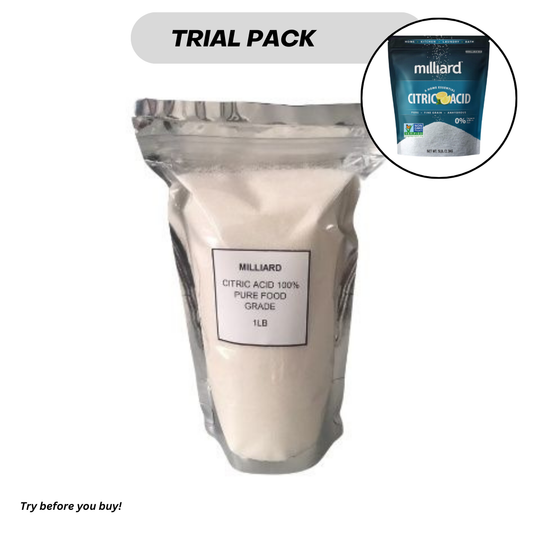 Trial Size Milliard Food Grade Citric Acid -  1 lb