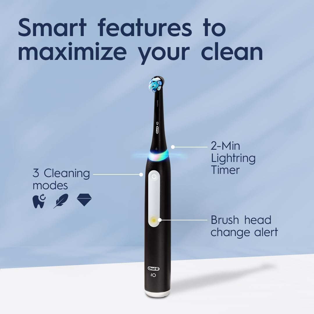 Oral-B iO Series 3 Limited Rechargeable Toothbrush, Black