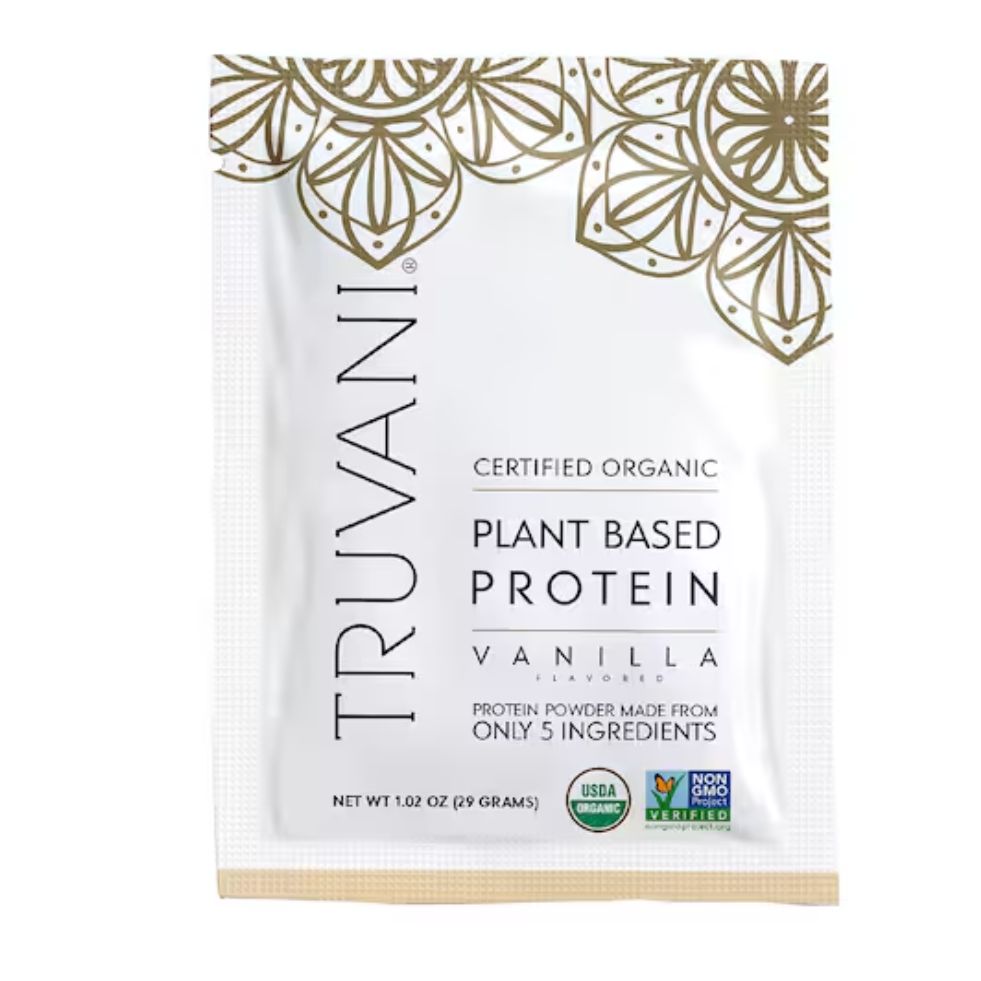 Truvani Organic Plant Based Protein Vanilla Flavor, 594 g / 20.95 oz