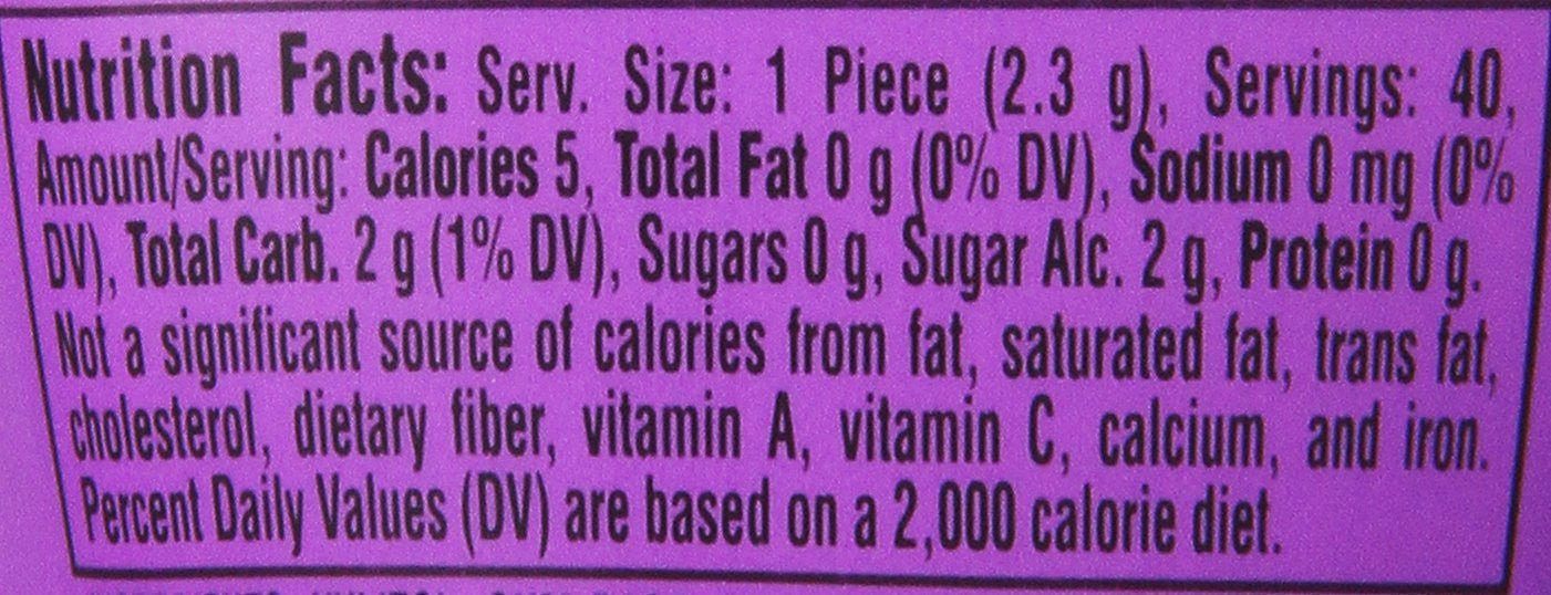 Ice Breakers Ice Cubes Sugar Free Gum with Xylitol, Arctic Grape, 40 Pieces