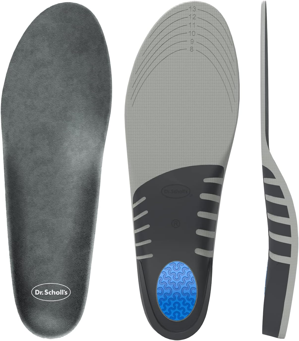 Dr. Scholl's Stability Support Insole, Men's Size 8-14 (1 Pair)