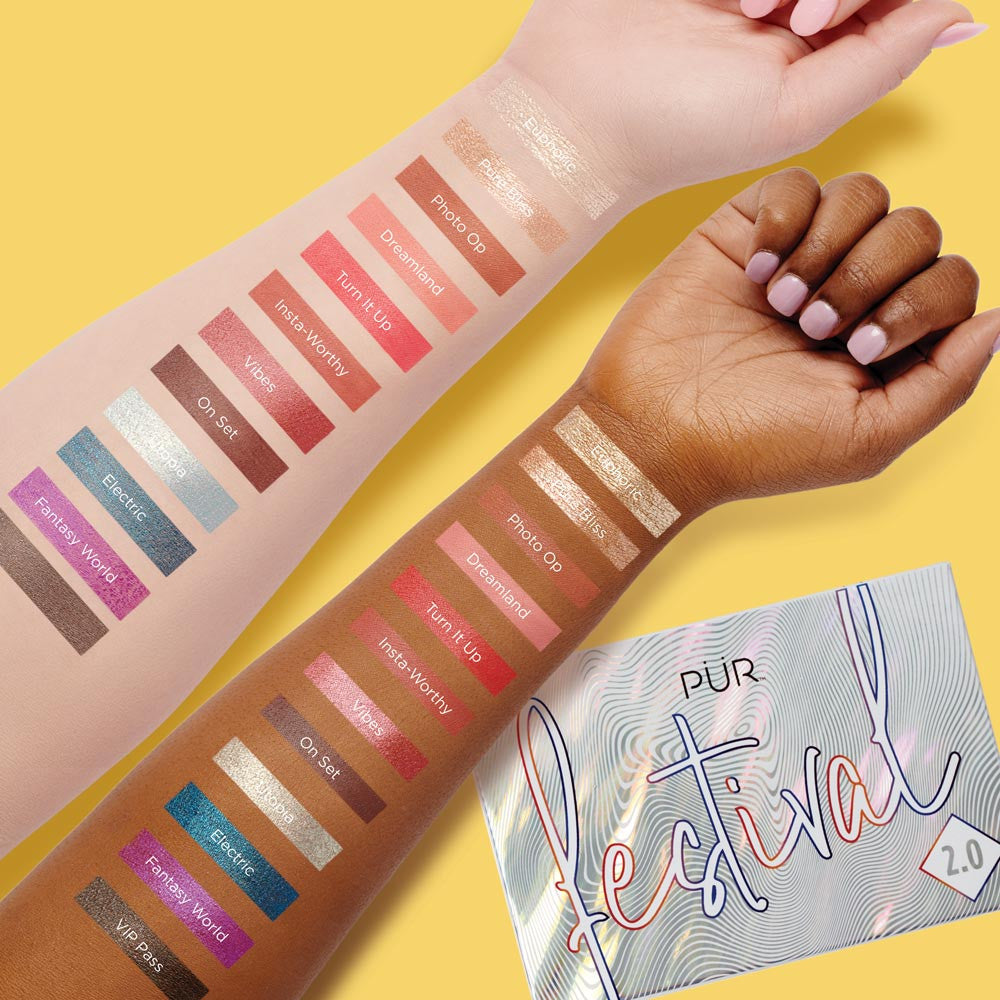 Pur Cosmetics FESTIVAL 2.0 12-Piece Pressed Pigments Palette