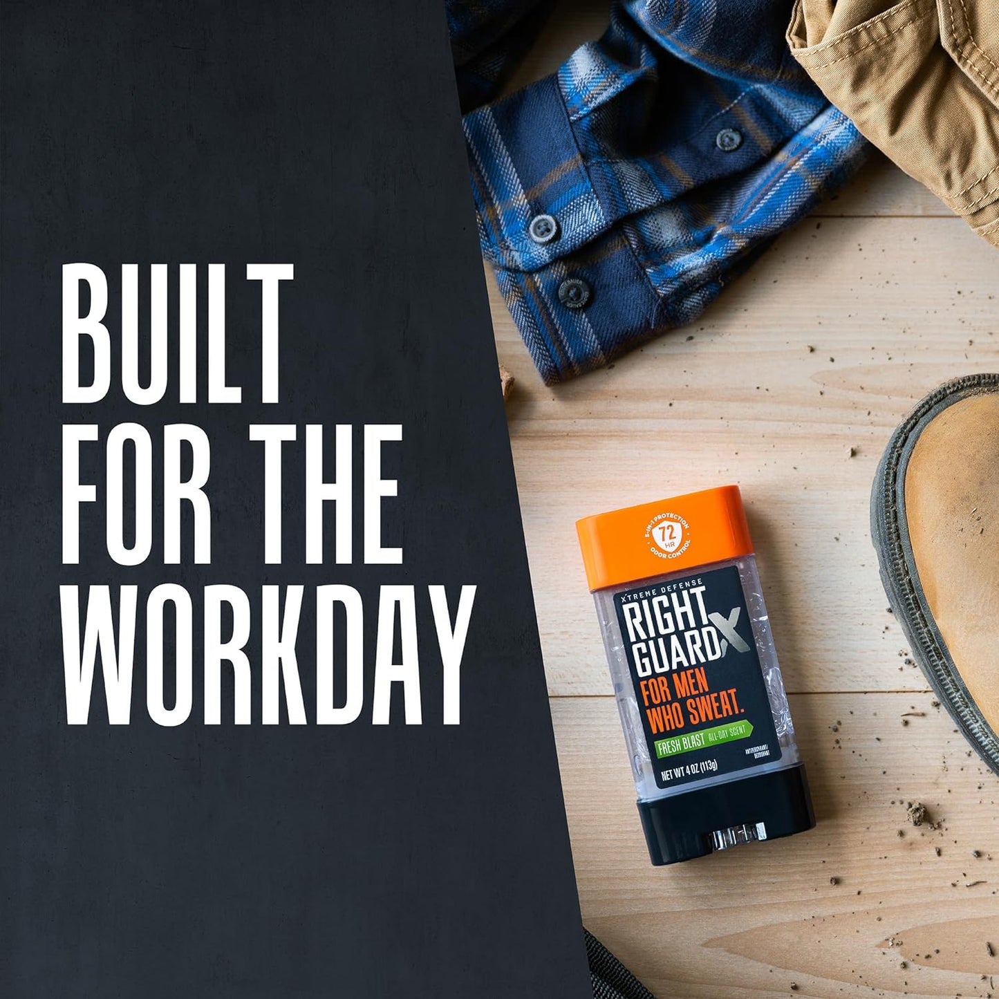 Right Guard Xtreme Defense Fresh Blast 4.0 fl oz (113g)