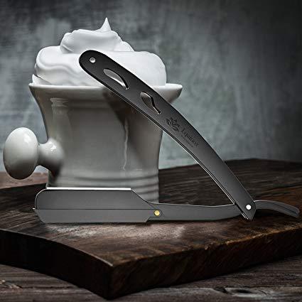 Utopia Care Derby Premium Straight Edge Razor with 100 Derby Blades