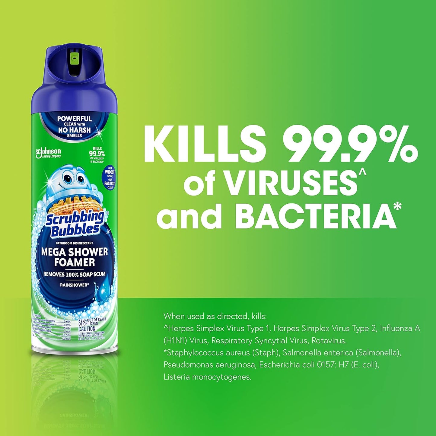 Scrubbing Bubbles Mega Shower Foamer Aerosol, 567 g / 20 oz