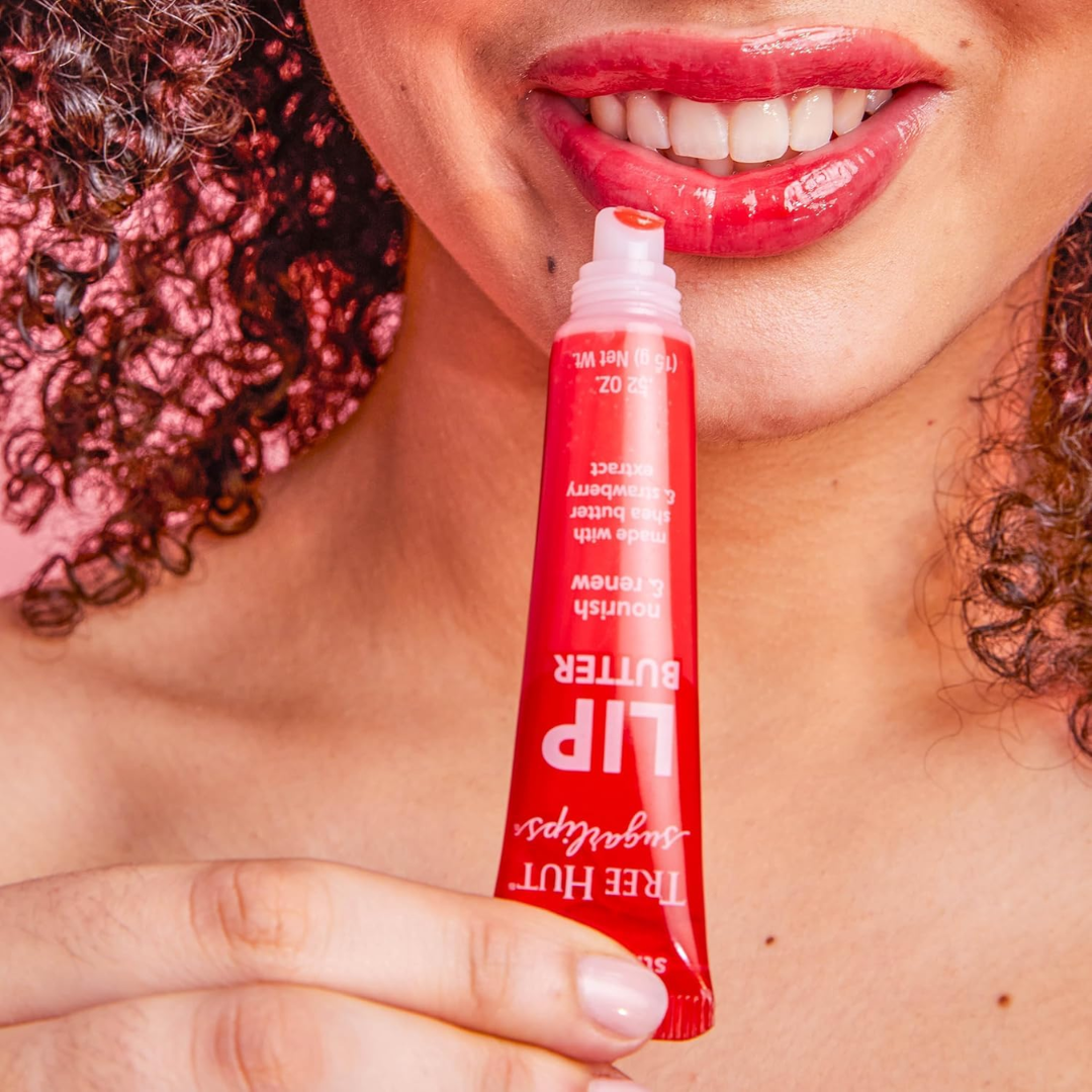Tree Hut Sugarlips Lip Butter Strawberry, 0.52 oz / 15 g