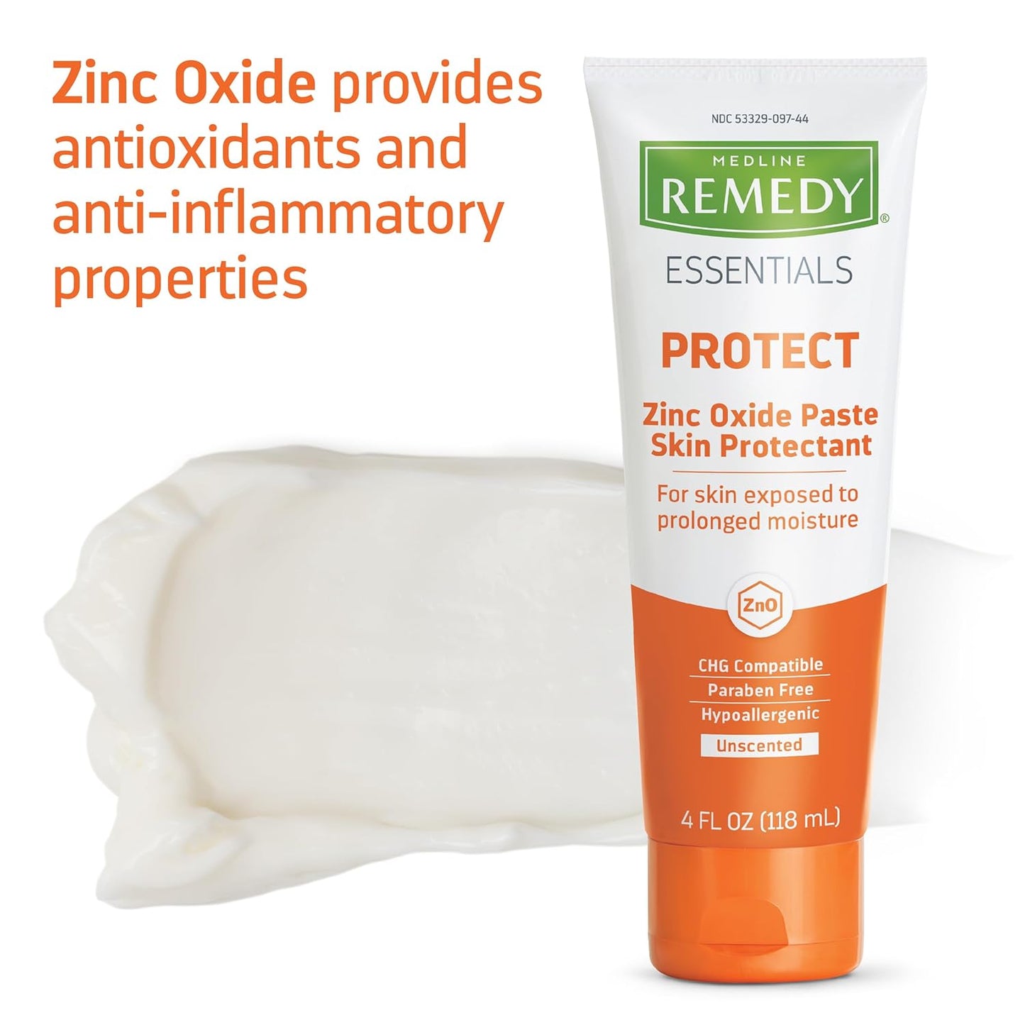 Medline Remedy Essentials Skin Protection Unscented, 4oz / 113g