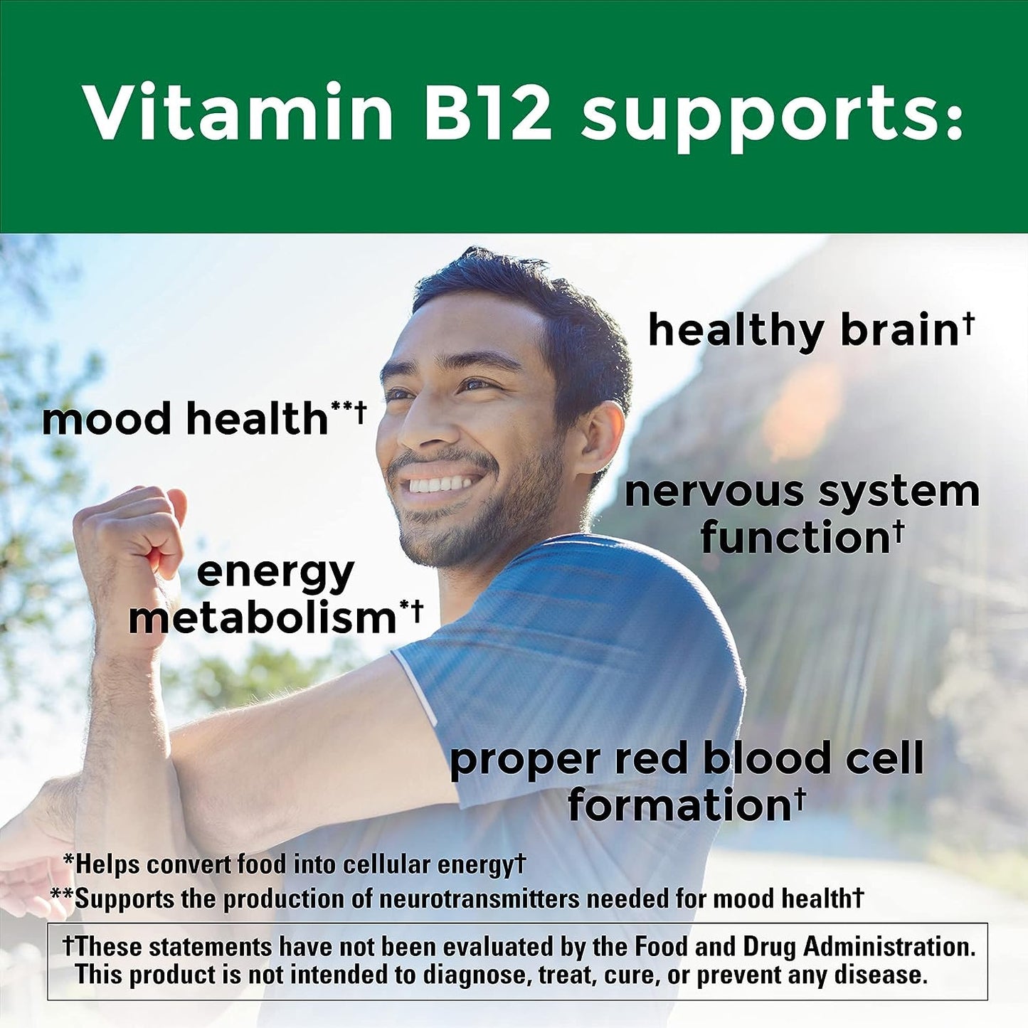 Nature Made Vitamin B12 1000 mcg. Timed Release Tablets Value Size 160 Ct