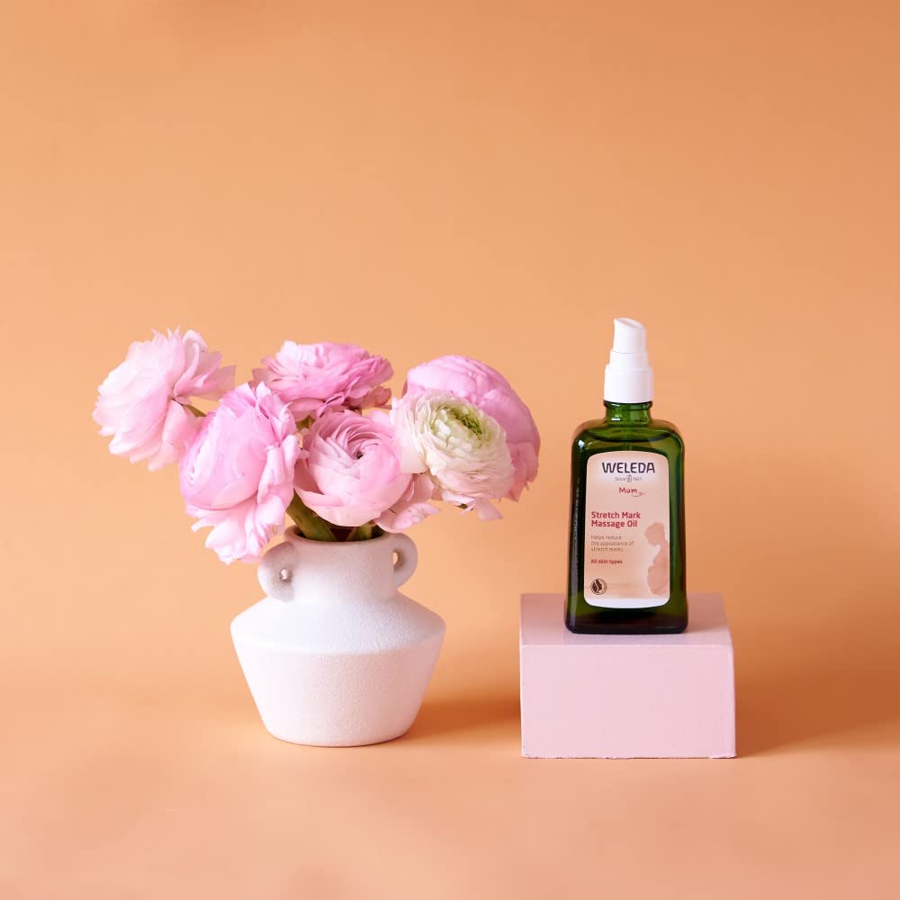 Weleda Mama Stretch Mark Massage Oil with Almond Extract - 100ml / 3.4 fl oz