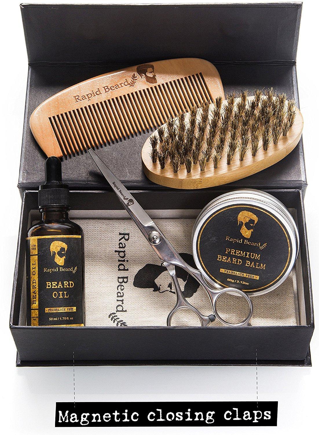 Rapid Beard Grooming & Trimming Kit for Men Care